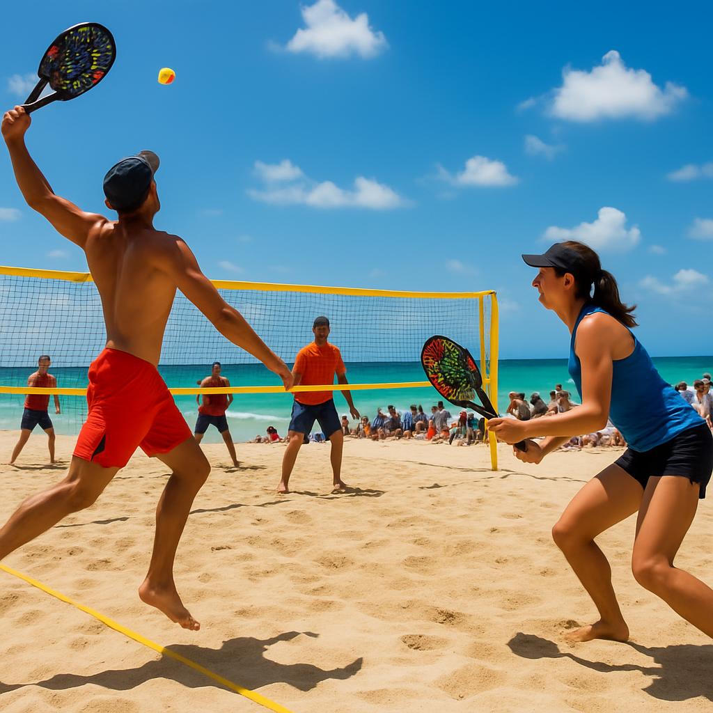 Momento de Beach Tennis