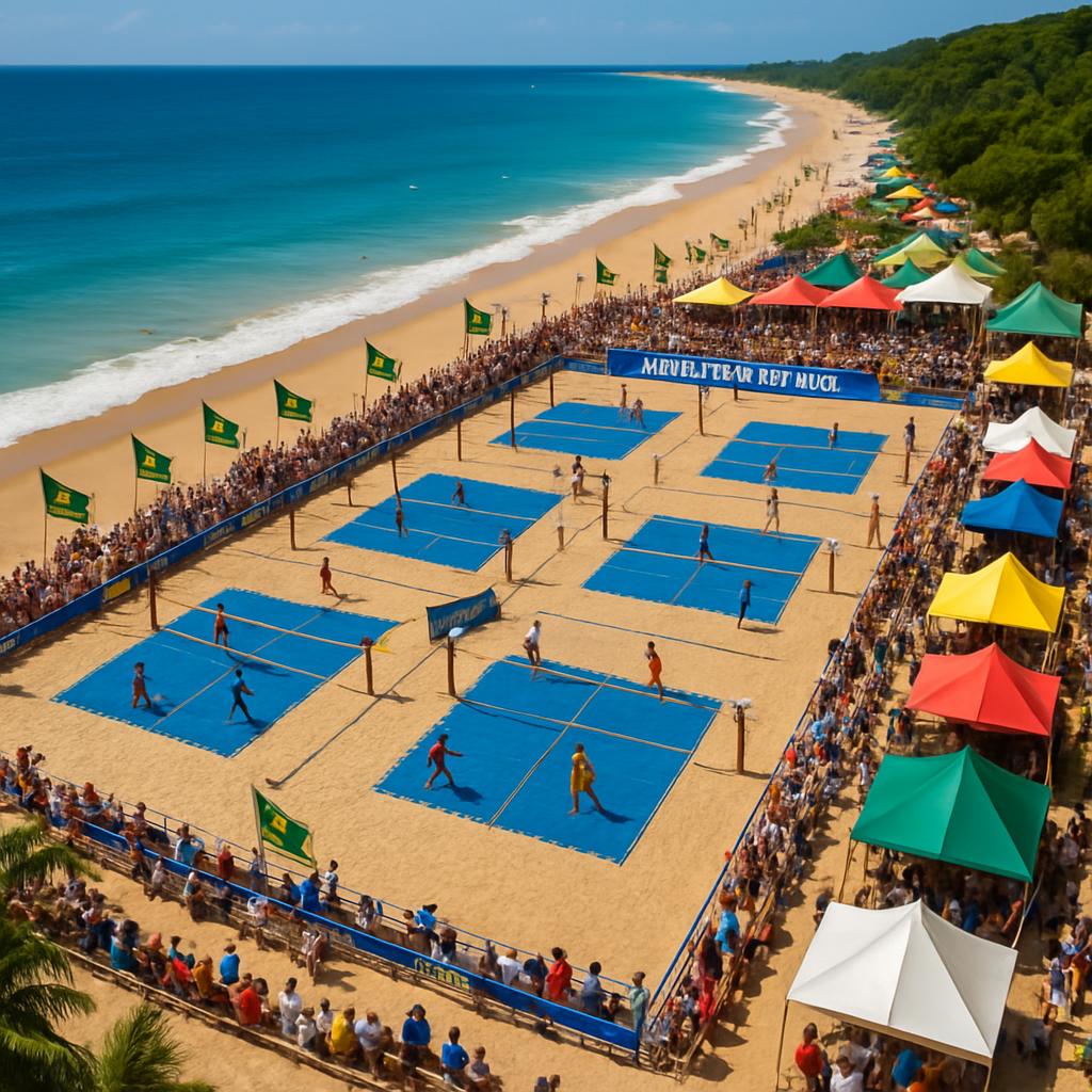 Momento de Beach Tennis