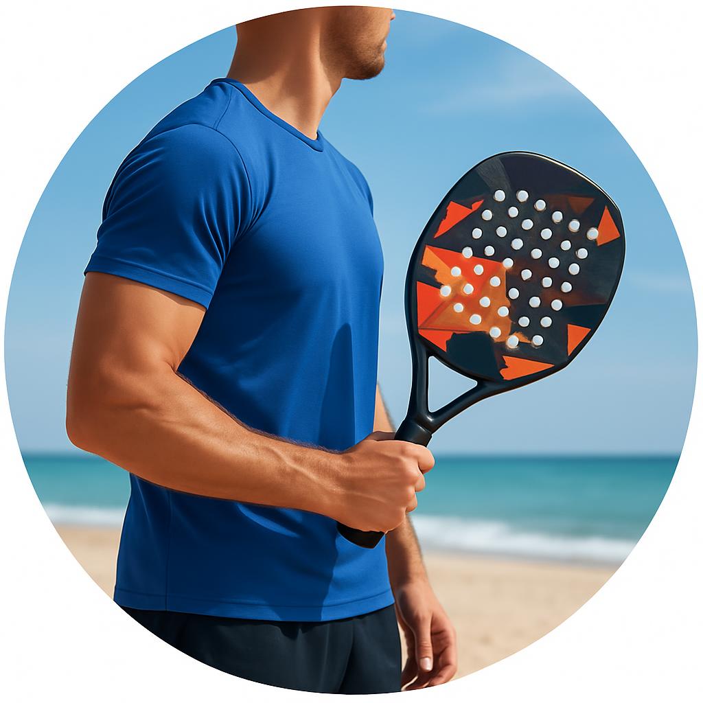 Luiz Schneiger, professor e atleta de Beach Tennis
